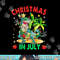 Christmas In July Dinosaur Xmas Tree T Rex Summer Vacation png, sublimation copy.jpg
