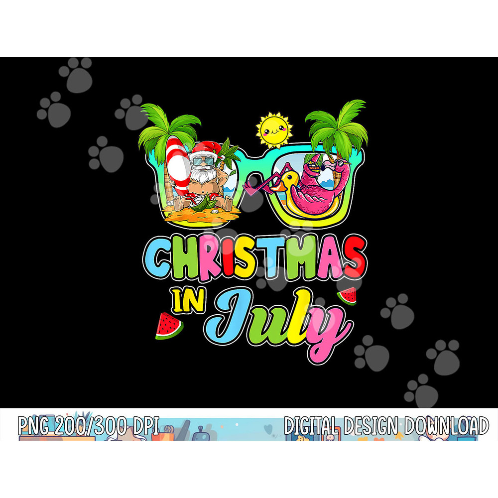 Christmas In July Funny Santa Surfing Summer Beach Vacation png, sublimation copy.jpg