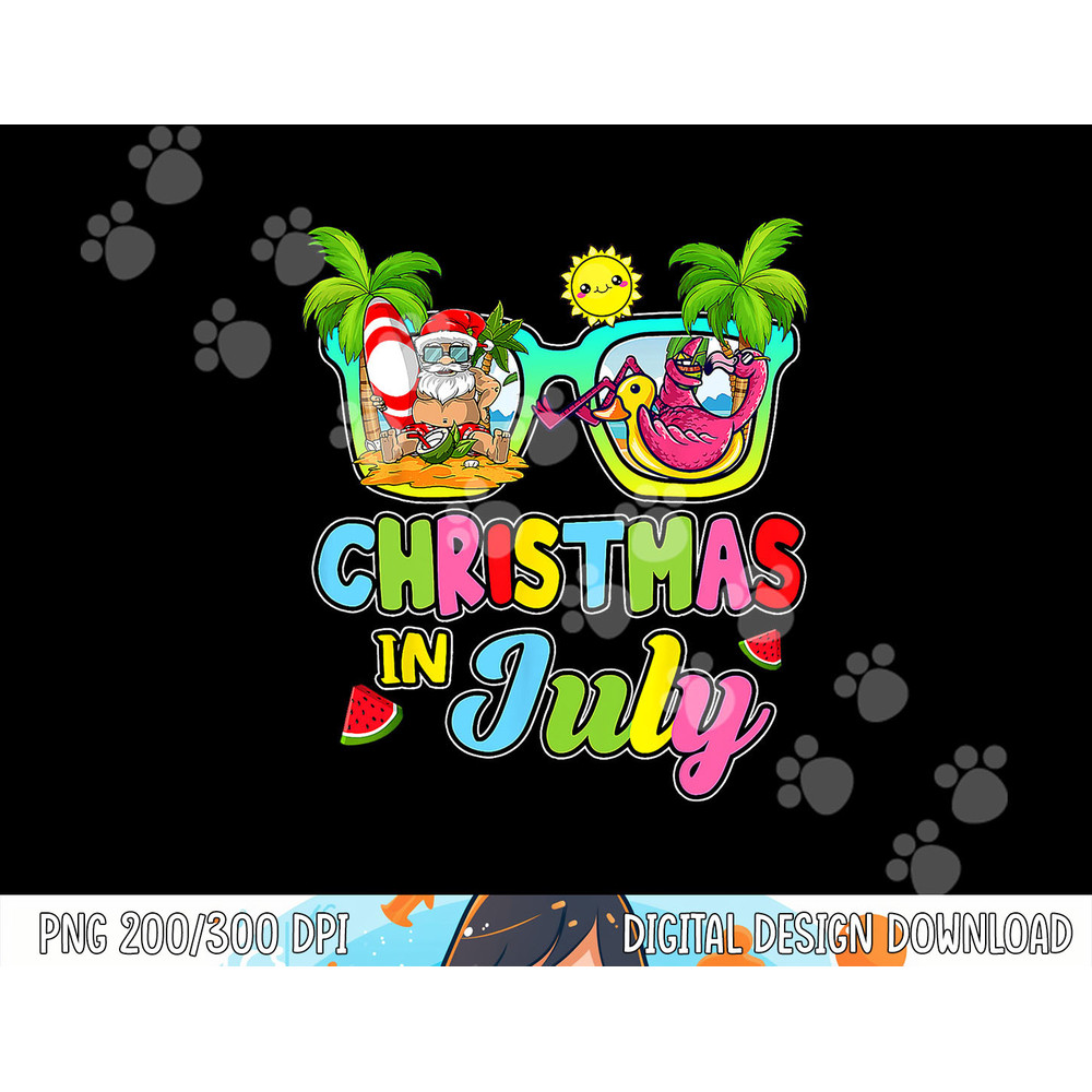 Christmas In July Funny Santa Surfing Summer Beach Vacation png, sublimation copy.jpg