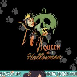 disney villains snow white evil queen of halloween png, sublimation copy