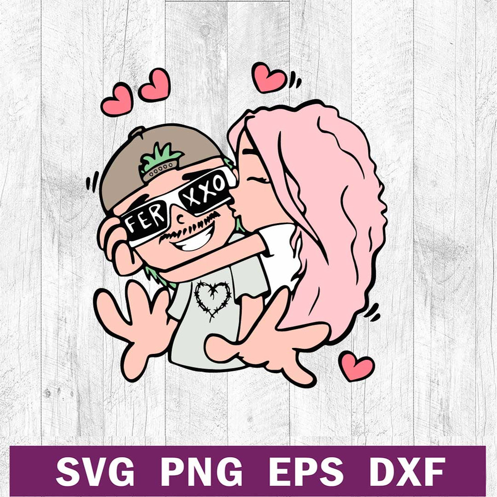 Ferxxo album love SVG