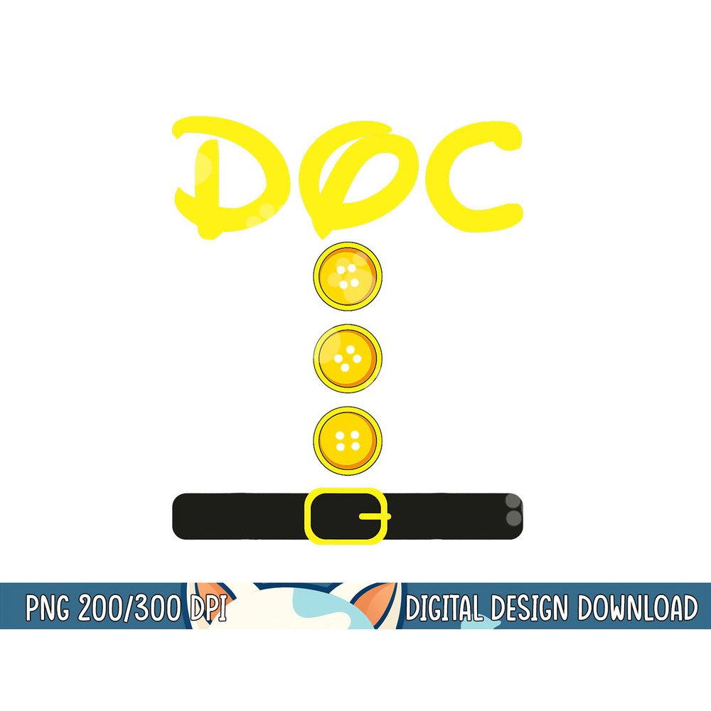 Doc Dwarf Halloween Costume Color Family Matching Dwarf Doc png, sublimation copy.jpg