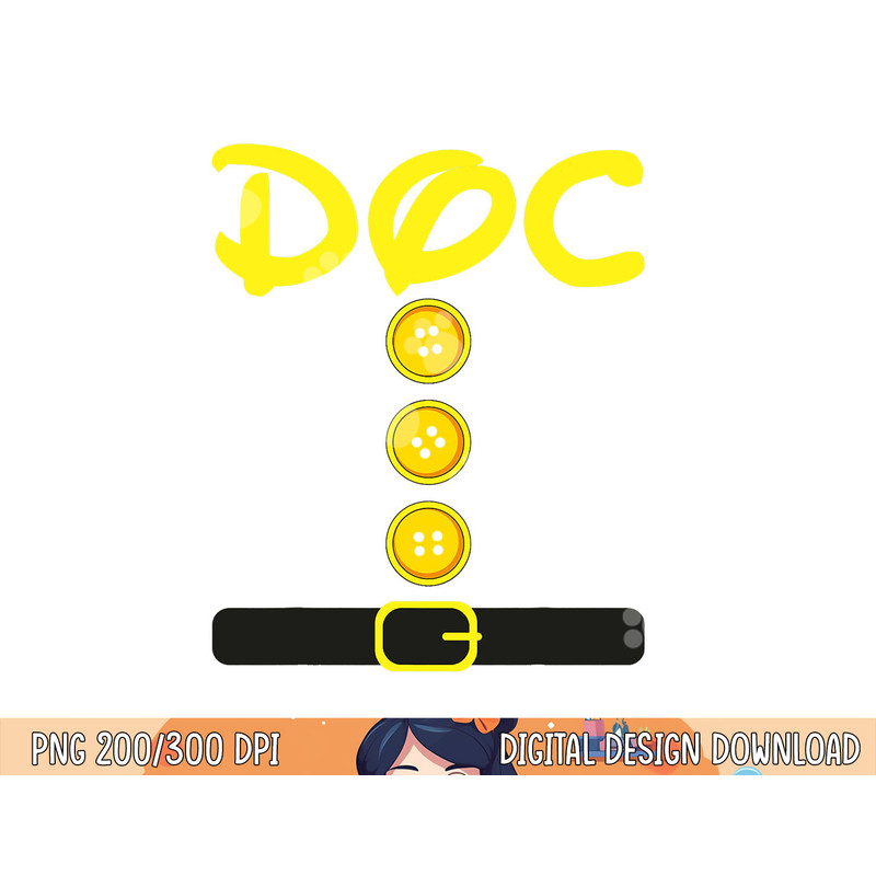 Doc Dwarf Halloween Costume Color Family Matching Dwarf Doc png, sublimation copy.jpg