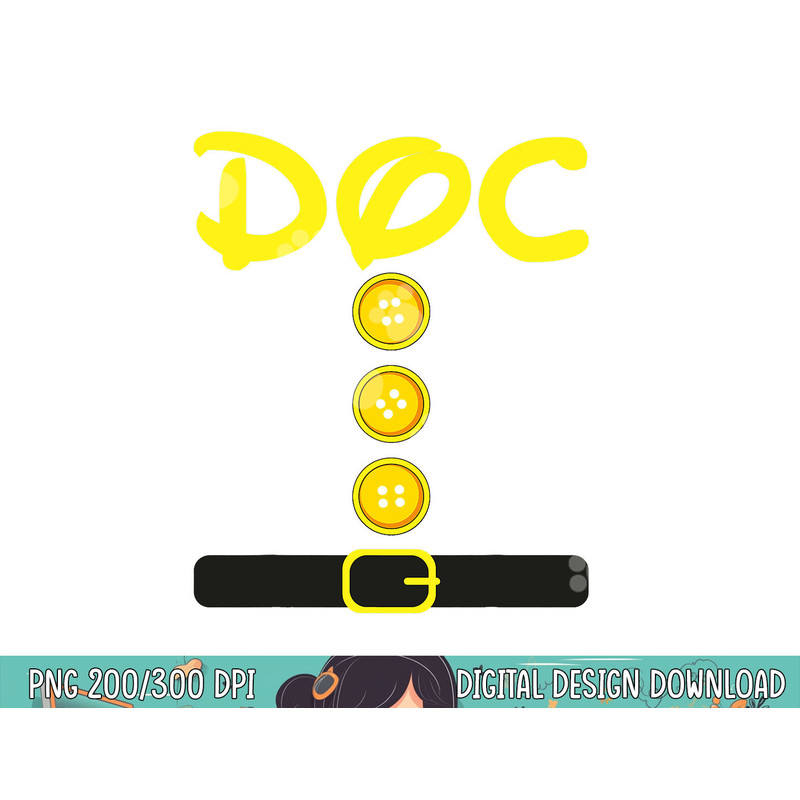 Doc Dwarf Halloween Costume Color Family Matching Dwarf Doc png, sublimation copy.jpg