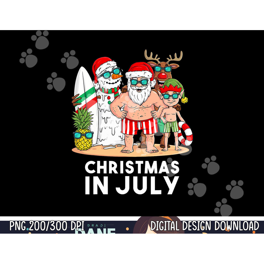 Christmas In July Santa And Friends Xmas Summer Boys Kids png, sublimation copy.jpg