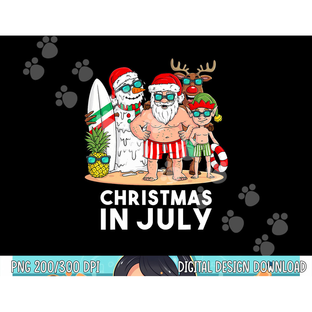 Christmas In July Santa And Friends Xmas Summer Boys Kids png, sublimation copy.jpg
