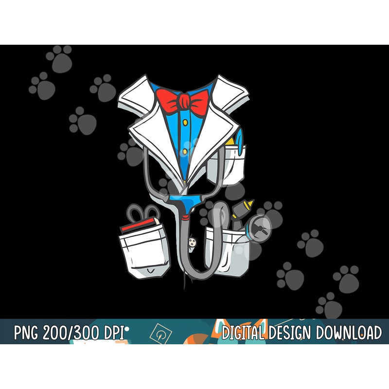 Doctor White Lab Coat Halloween Kids Costume png, sublimation copy.jpg