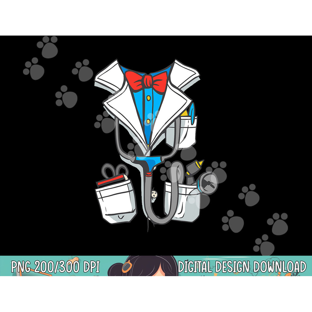Doctor White Lab Coat Halloween Kids Costume png, sublimation copy.jpg
