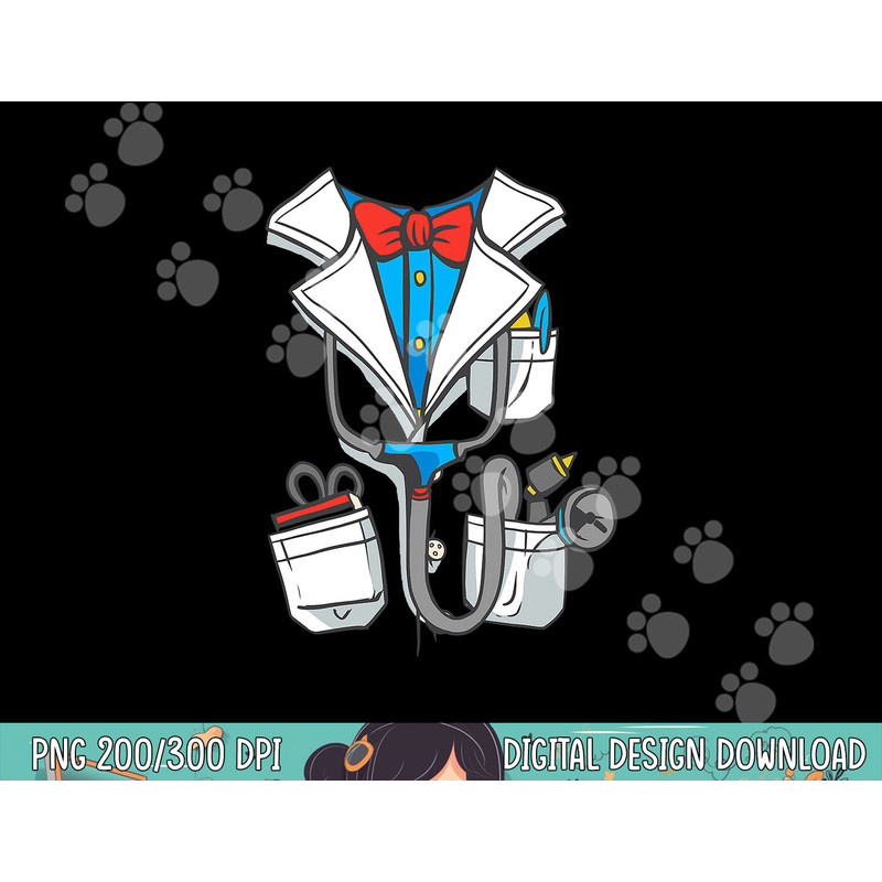 Doctor White Lab Coat Halloween Kids Costume png, sublimation copy.jpg