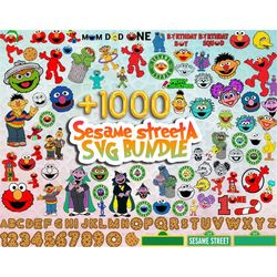 1000 Monster SVG Bundle, Sesame Monsters Svg, Red Monster Svg, Monster Friends Svg, Characters SVG, Cut files for Cricut