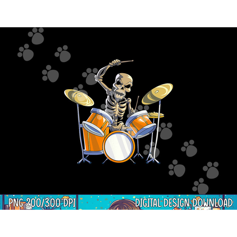 Drummer Skeleton Men Boys Drum Set Drummer Halloween png, sublimation copy.jpg