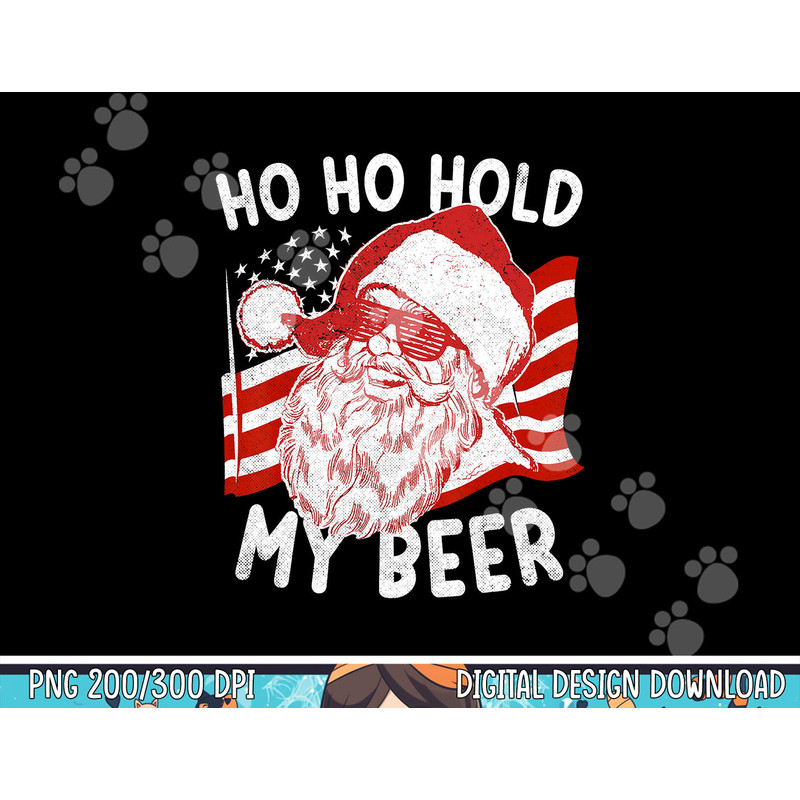 Christmas In July Shirt Santa Ho Ho Hold My Beer png, sublimation copy.jpg