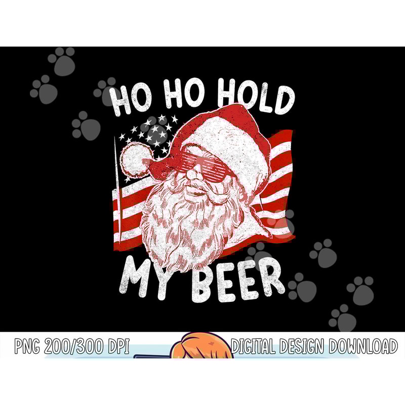 Christmas In July Shirt Santa Ho Ho Hold My Beer png, sublimation copy.jpg