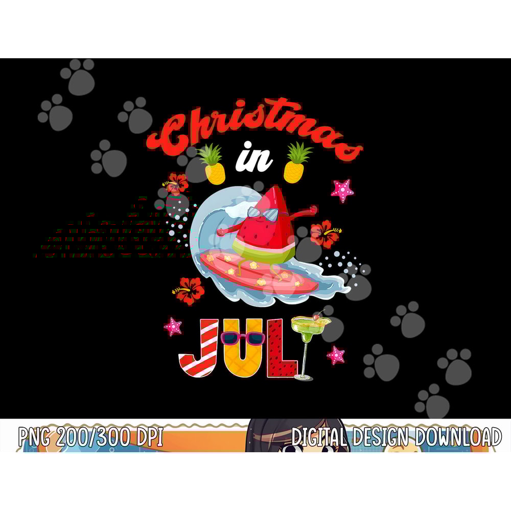 Christmas In July T Shirt Funny Santa Summer Beach Vacation png, sublimation copy.jpg