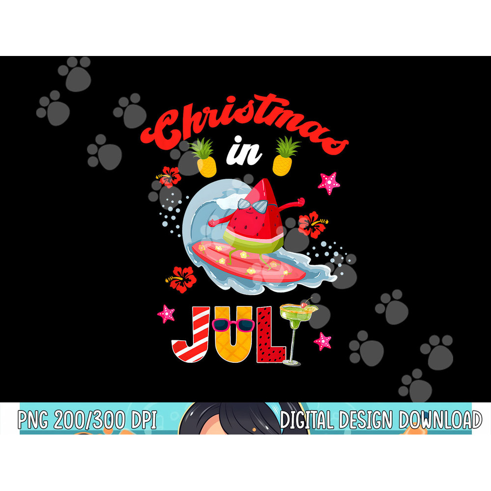 Christmas In July T Shirt Funny Santa Summer Beach Vacation png, sublimation copy.jpg