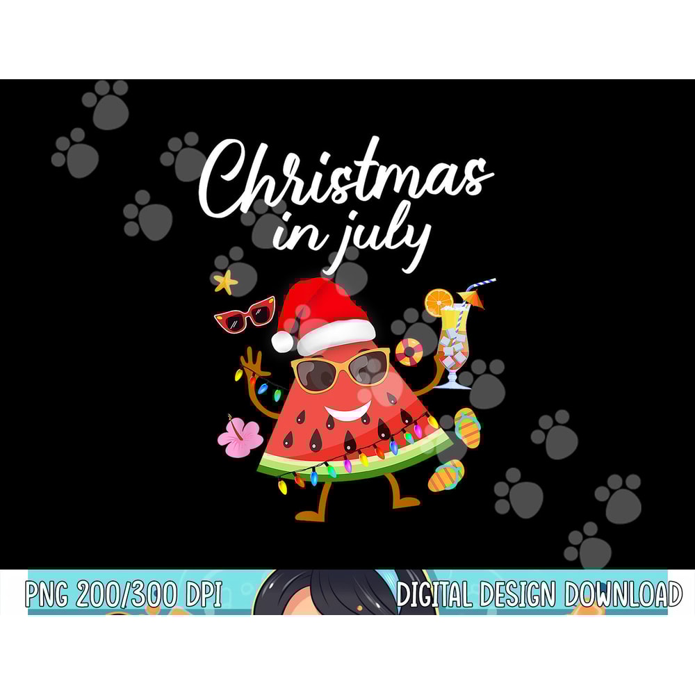 Christmas In July Watermelon Xmas Tree Summer Men Women Kids png, sublimation copy.jpg