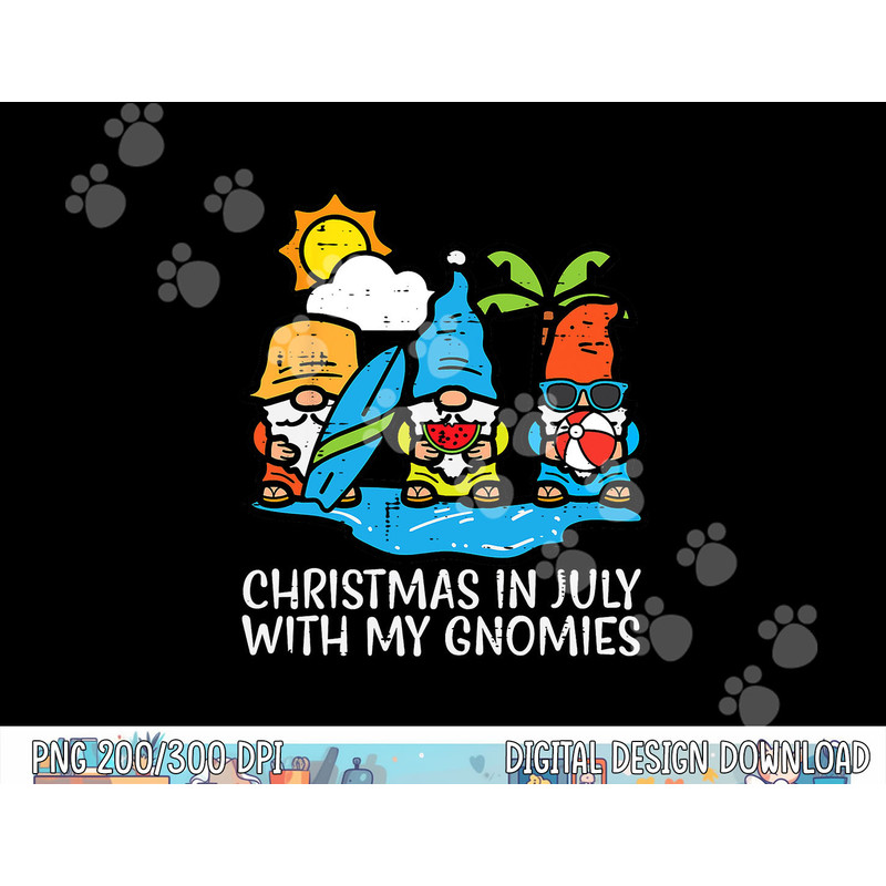 Christmas July With Gnomies Xmas Beach Gnome Men Women Kids png, sublimation copy.jpg