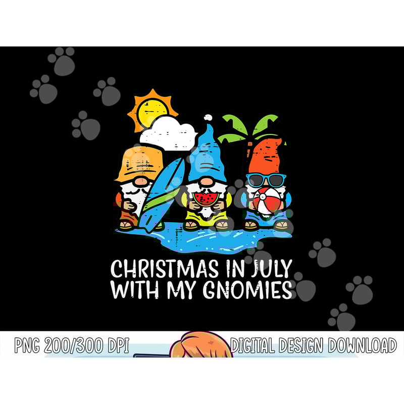 Christmas July With Gnomies Xmas Beach Gnome Men Women Kids png, sublimation copy.jpg