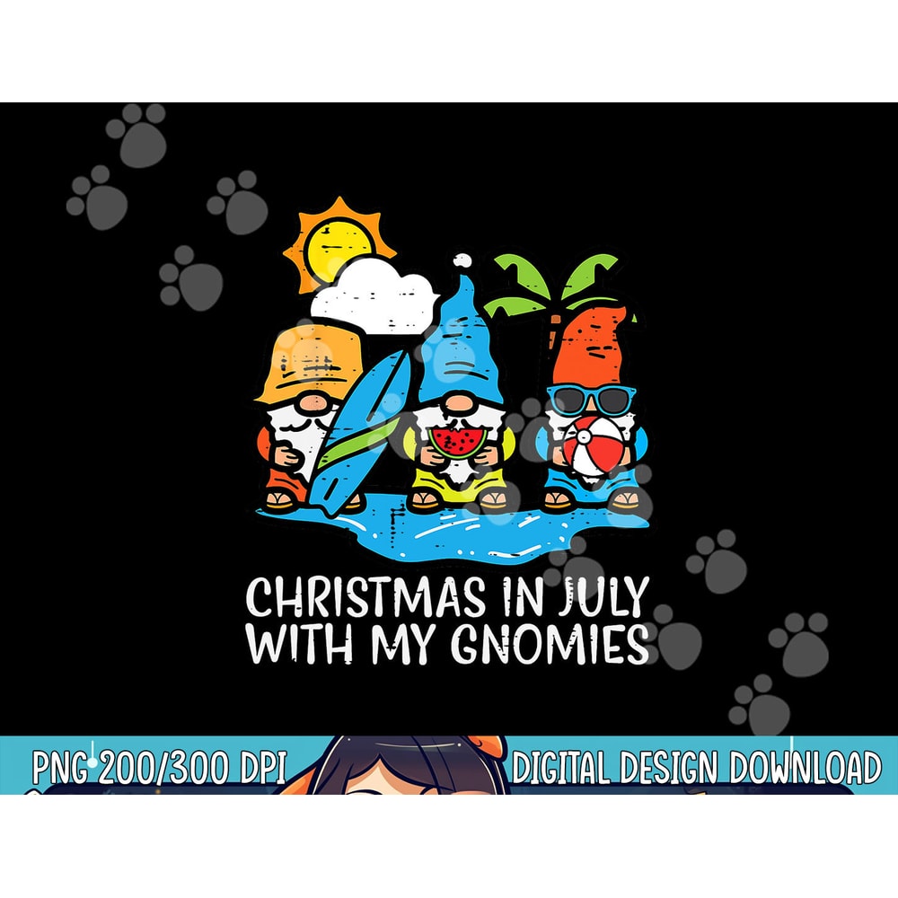 Christmas July With Gnomies Xmas Beach Gnome Men Women Kids png, sublimation copy.jpg