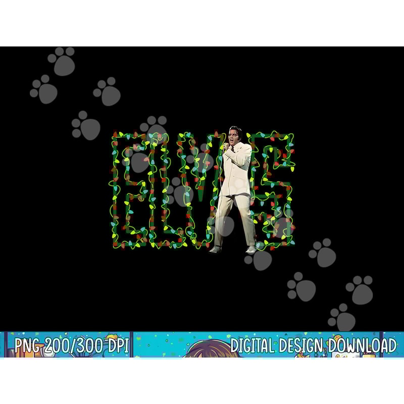 Elvis Presley Official Elvis Christmas Lights png,sublimation copy.jpg
