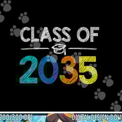 class of 2035 first day of school graduation teacher png, sublimation copy