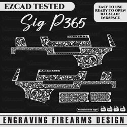 Engraving Firearms Design SIG P365 Scroll Design