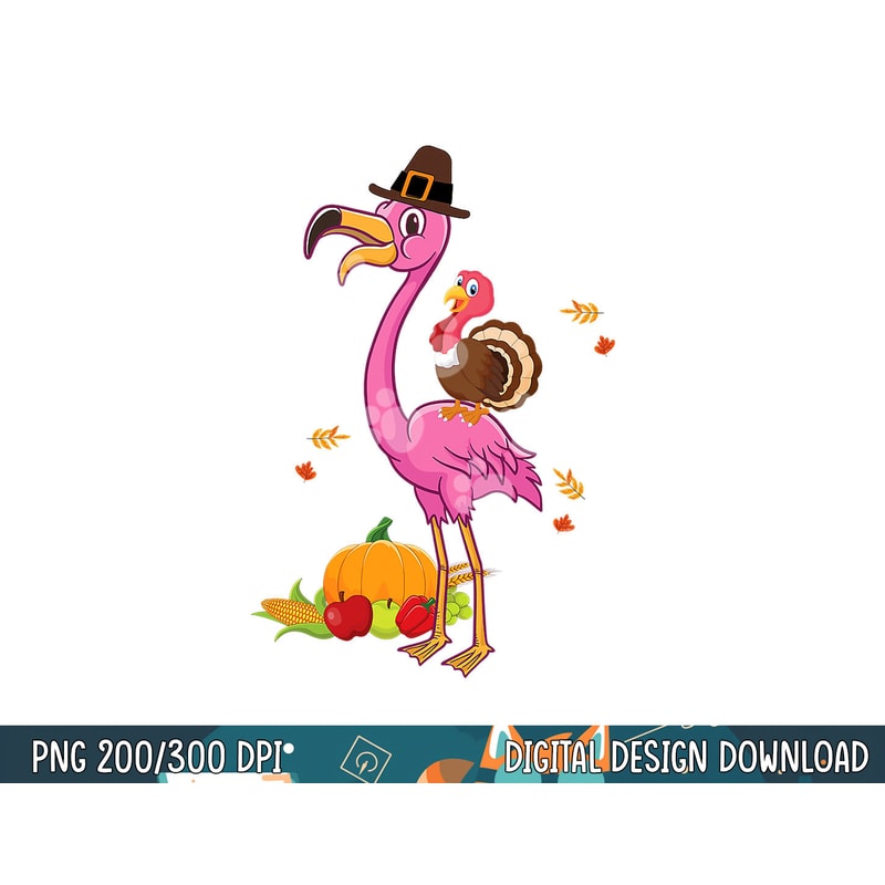 Flamingo Thanksgiving Halloween Gift png, sublimation copy.jpg
