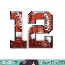 football 12th birthday boy twelve 12 years old bday party png, sublimation copy