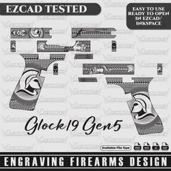 Engraving Firearms Design Glock19 Gen5 MOOAN LAABE
