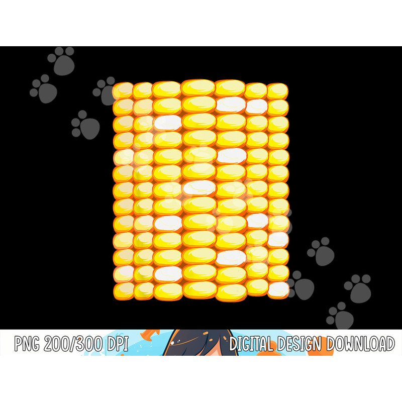 Cool Corn Halloween Costume Foodie Funny Lazy DIY Gift png,sublimation copy.jpg