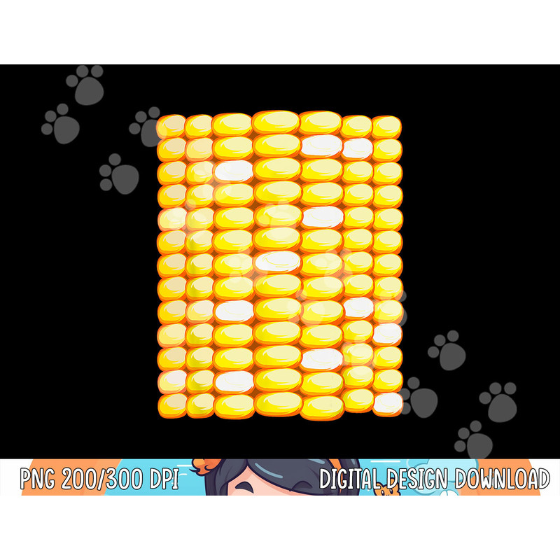 Cool Corn Halloween Costume Foodie Funny Lazy DIY Gift png,sublimation copy.jpg