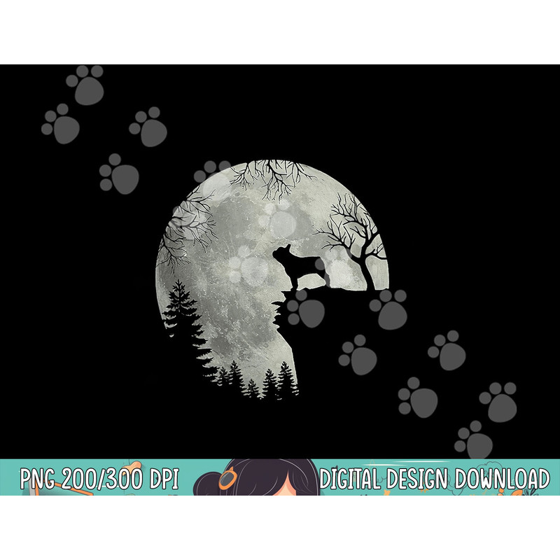 French Bulldog Dog And Moon Shirt Halloween Costume png, sublimation copy.jpg
