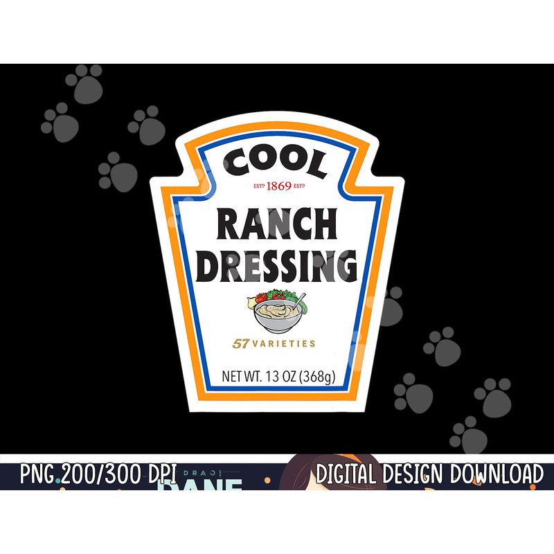Cool Ranch Dressing Bottle Label Funny Halloween Costume png, sublimation copy.jpg