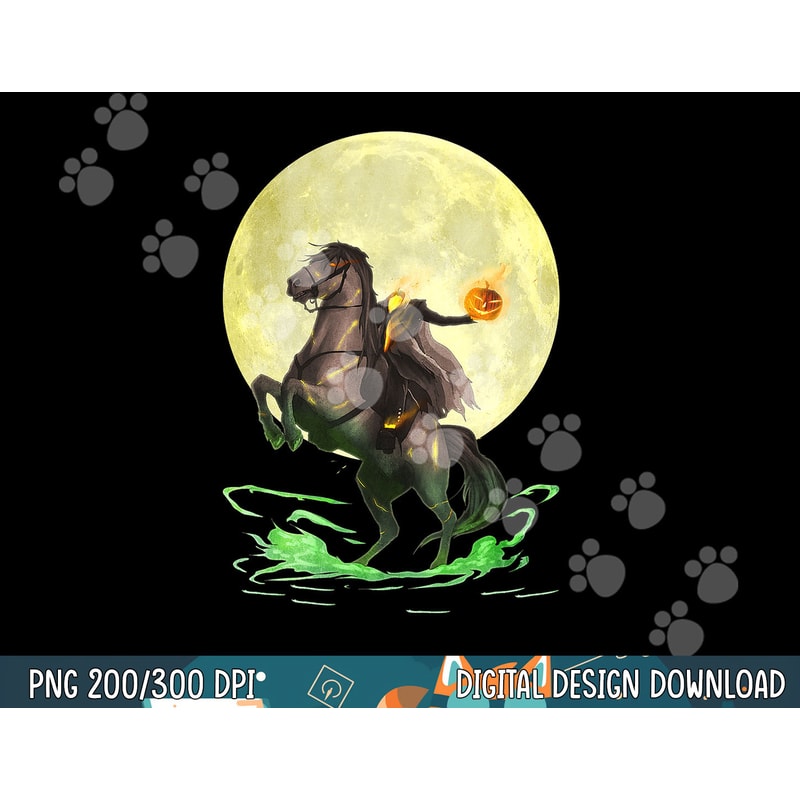 Full Moon Wicked Headless Horseman Halloween png, sublimation copy.jpg
