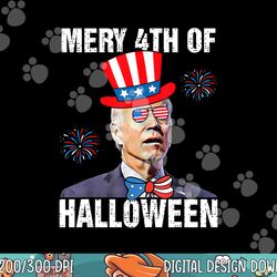 funny biden confused merry 4th of halloween anti biden png, sublimation copy