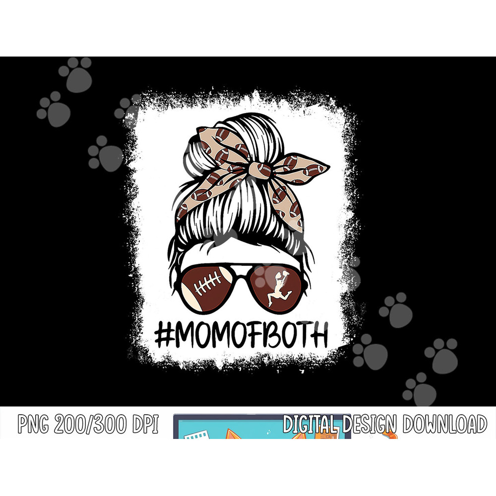 Funny Bleached Cheer Football Cheerleading Mom Of Both Game png, sublimation copy.jpg