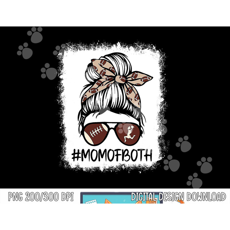 Funny Bleached Cheer Football Cheerleading Mom Of Both Game png, sublimation copy.jpg