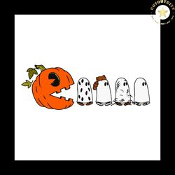 pumpkin boo halloween svg happy halloween vector svg, halloween boo gift for halloween day svg, silhouette sublimation f