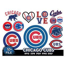 10 file chicago cubs svg bundle
