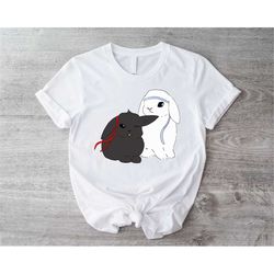the untamed buns shirt, mo dao zu shi bunny hoodie, anime rabbits sweater, harajuku clothing, lan zhan fan, yizhan hoodi