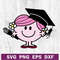 Litte miss graduate senior SVG