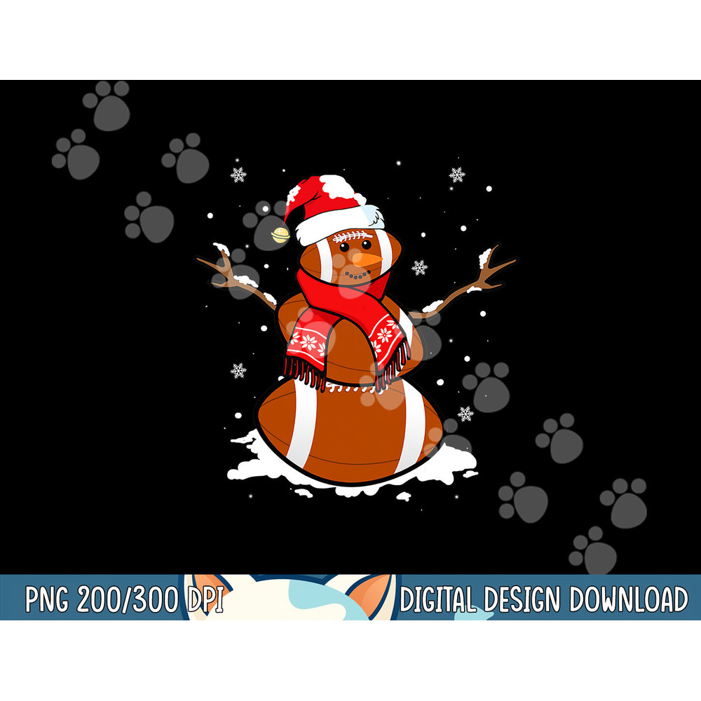 Funny Football Snowman Christmas Pajamas Matching Gifts Idea png,sublimation copy.jpg