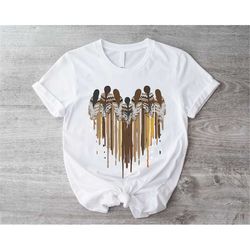 american native shirt, proud native american tee, mmiw awareness tee,heart dripping shape with tribe indigenous women t-