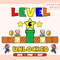 Level 6 unlocked Svg 6th Birthday boy gamer Mario Birthday Png Mario Pack Cricut File Layered Files Svg, Png, Dxf, Pdf, Ai - 1.jpg