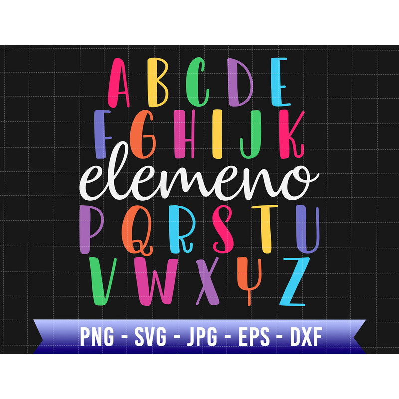 ABC Elemeno Svg, Back To School Svg, Teaching Svg, Teacher Svg, Teacher Life Svg, Kindergarten Teacher Svg, Alphabet Svg, Preschool Teacher - 1.jpg