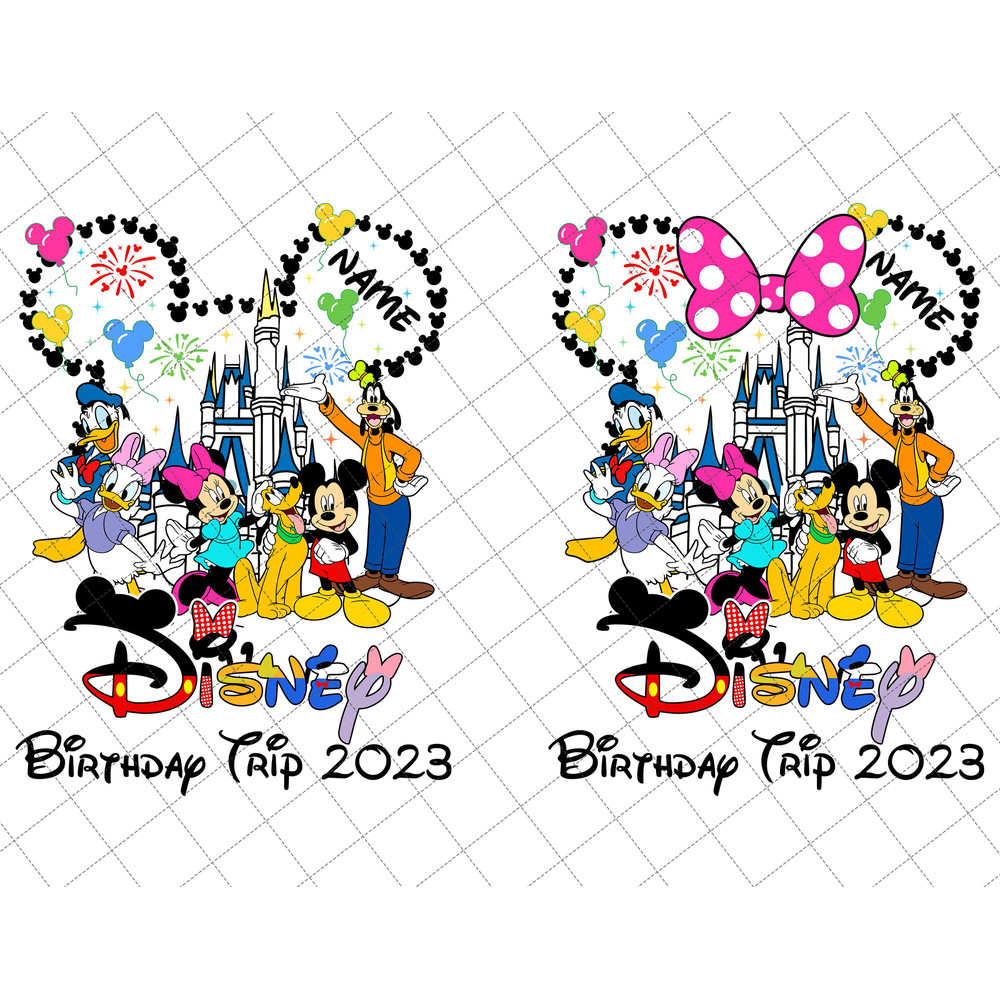 Birthday Crew Bundle Png, Magical Kingdom, Mouse And Friends, Custom Name Birthday Trip 2023 Png, Family Vacation Png, Vacay Mode Png - 1.jpg