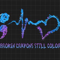 broken crayons still color png, semicolon suicidal prevention png, ribbon