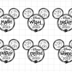 bundle cruise vacation svg, magical kingdom svg, cruise family svg, family