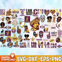 bundle 57 files central state university football team svg, central state university svg, hbcu team svg, mega bundle, de
