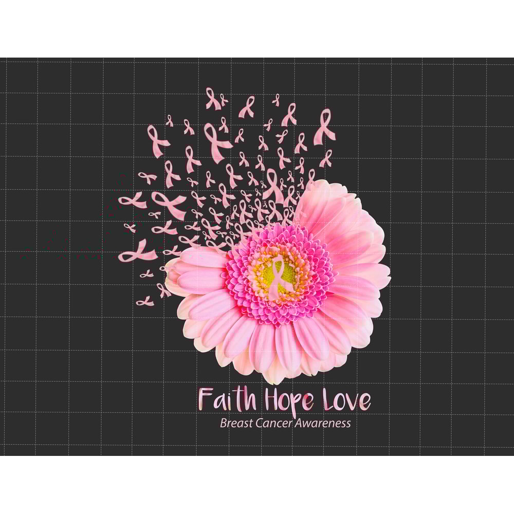 Butterflies Faith Hope Love Png, Breast Cancer Butterflies Sunflower Png, Breast Cancer Awareness, Cancer Ribbon Png, Awareness Ribbon Png - 1.jpg